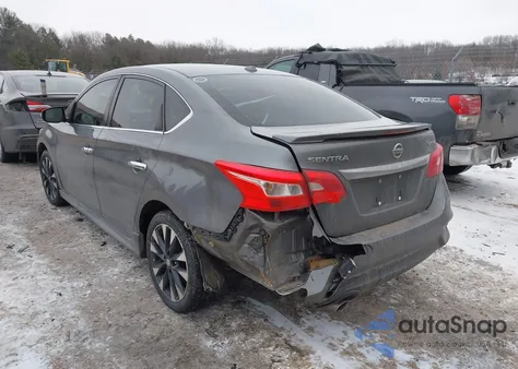 2017 Nissan Sentra Sr Turbo из США, поврежденный, VIN 3N1CB7AP7HY319007